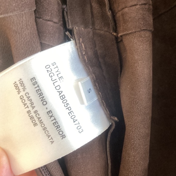 George J. Love Goat Leather Dress Sz Small from Yoox - Picture 2 of 11